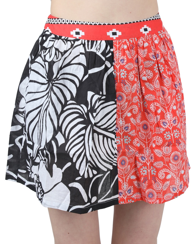 Wear We Met - Printed Mini Skirt