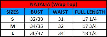 Natalia (Wrap up Top)