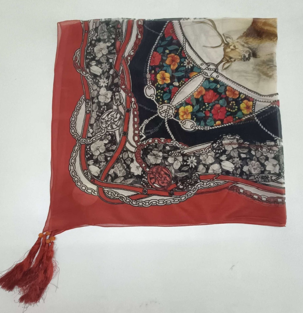 91B143 Scarf 130cm x 130cm