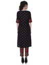 Nazakat A-Line Kurta with Cigarette Pant (Back)