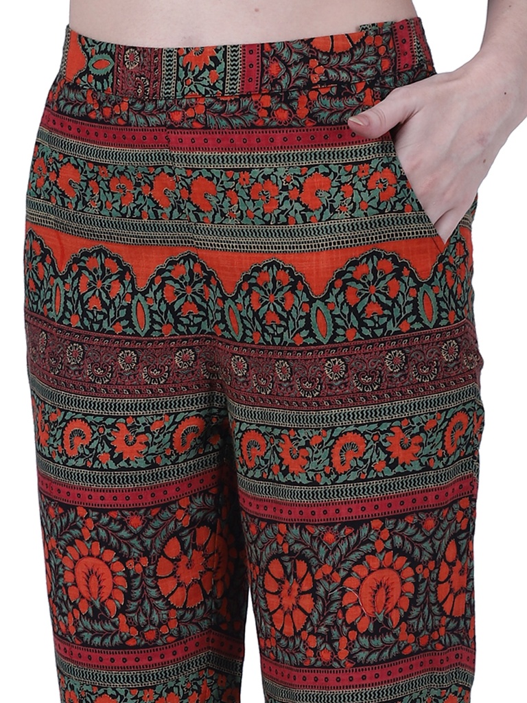 Nazakat A-Line Kurta with Cigarette Pant (Bottom Closeup)