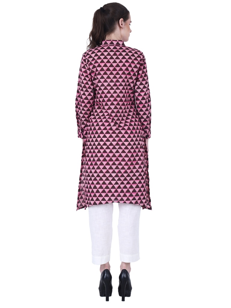 Sanskari A-line Kurta (Back)