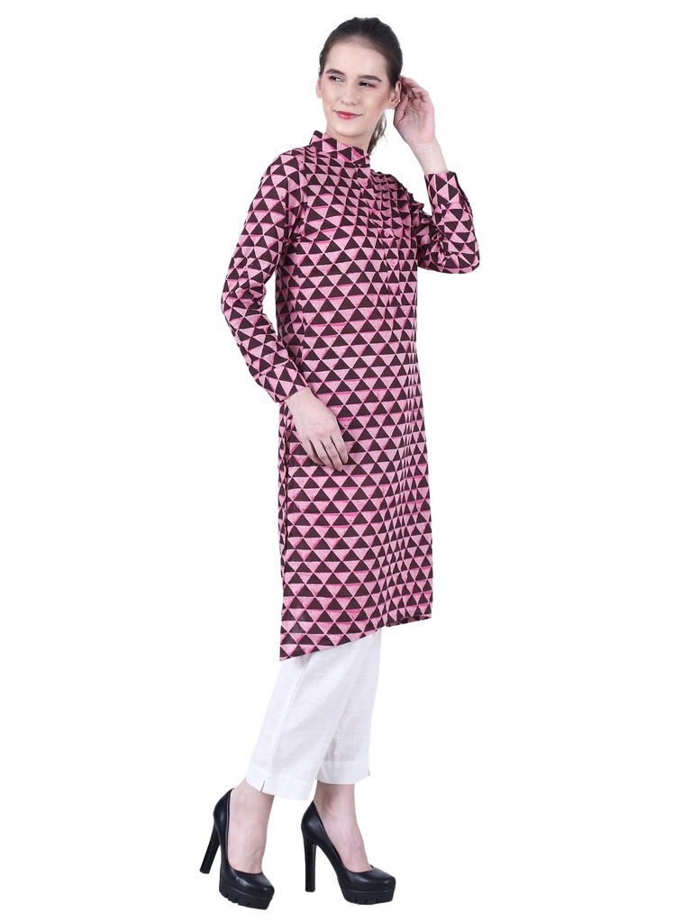 Sanskari A-line Kurta (side 2)
