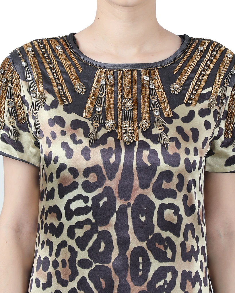 Wear We Met - Leopard Printed Top