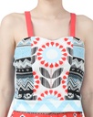 Wear We Met - Printed Sleeveless Top Closeup