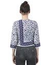 Wear We Met - Printed Zipper Top back