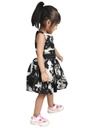 Wear We Met - Black Girls Fit and Flare Dress side 2