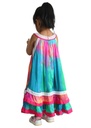 Wear We Met - Girls Tie & Dye Halter Neck Dress back