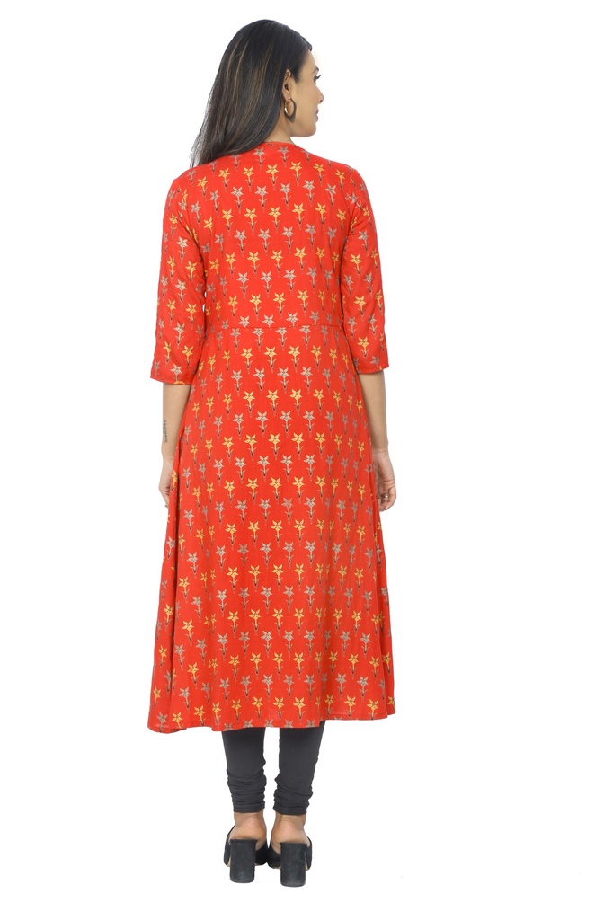 Girish Anarkali Kurta Back