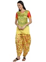 AMBER Printed Patiala Suit