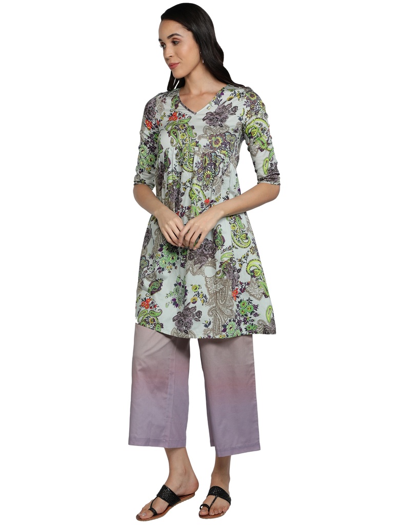 ELFIN Anarkali Kurta with palazzo pant (Side 2)