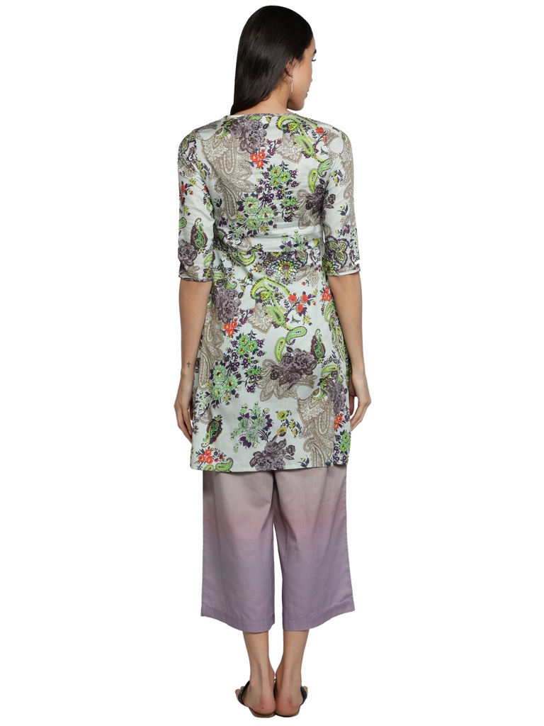 ELFIN Anarkali Kurta with palazzo pant (Back)
