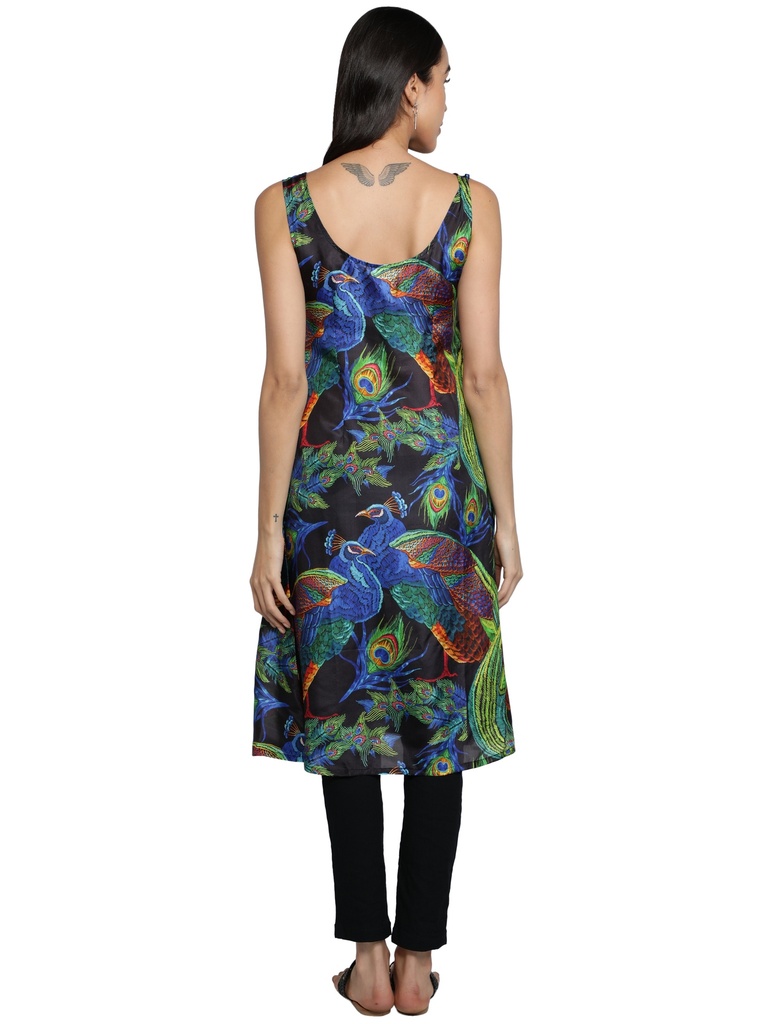 ENCHANTRESS A-line Kurta with cigarette pants(Back)