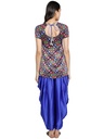 RANGREZ Printed Patiala Suit(Back)