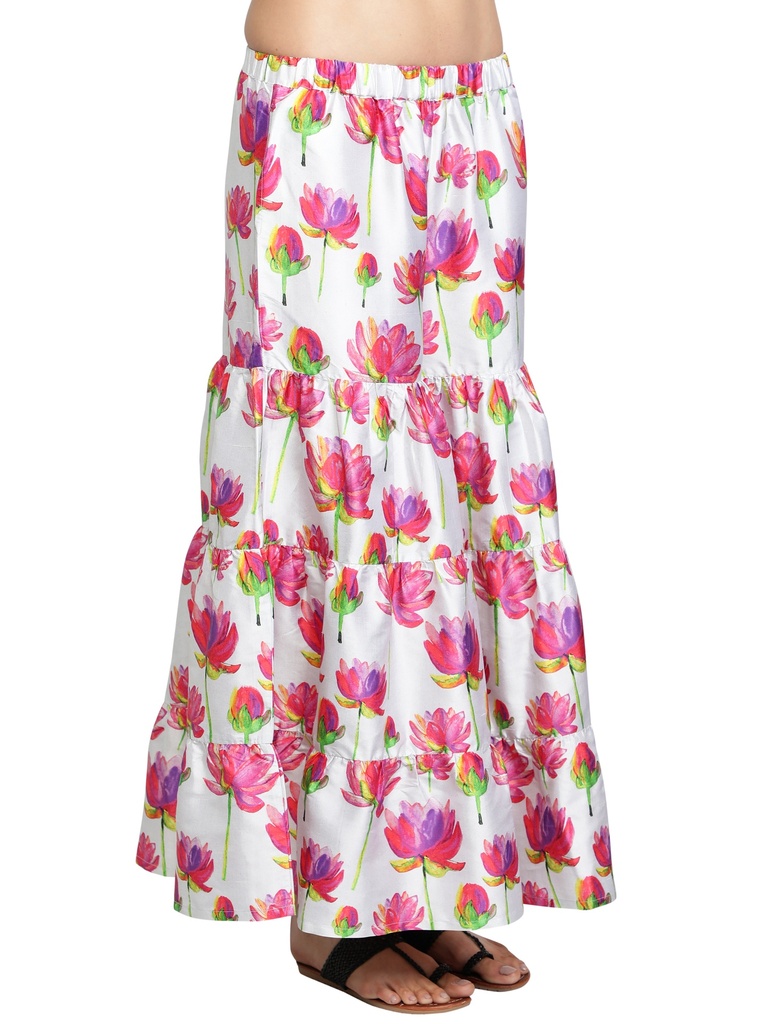 REGAL BLOOM Anarkali Kurta with Sharara Pants(Bottom 2)