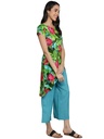 RUBY INCARNATE Wrap A-line Kurta with Palazzo(Side 1)