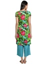 RUBY INCARNATE Wrap A-line Kurta with Palazzo(Back)
