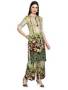 OLEA A-line Kurta With Palazzo Pants (Side 1)