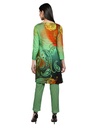 EMBRALD BEAUTY A-Line Kurta with Cigarette Pant(Back)