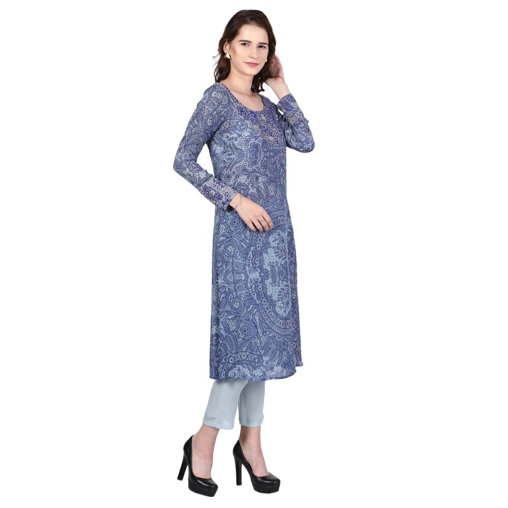 VERITY A-line Kurta with Cigarette Pants