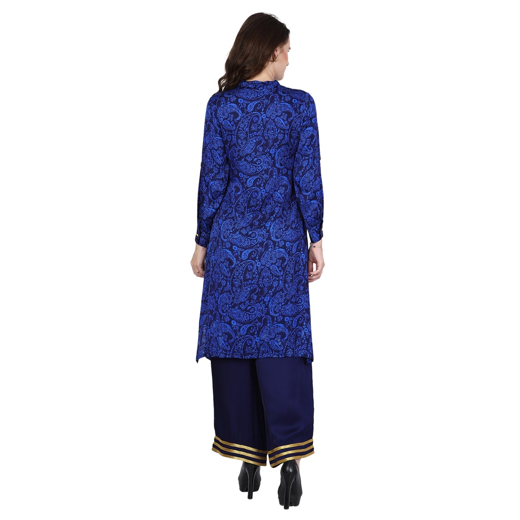 VIVID A-line Kurta with Palazzo Pants