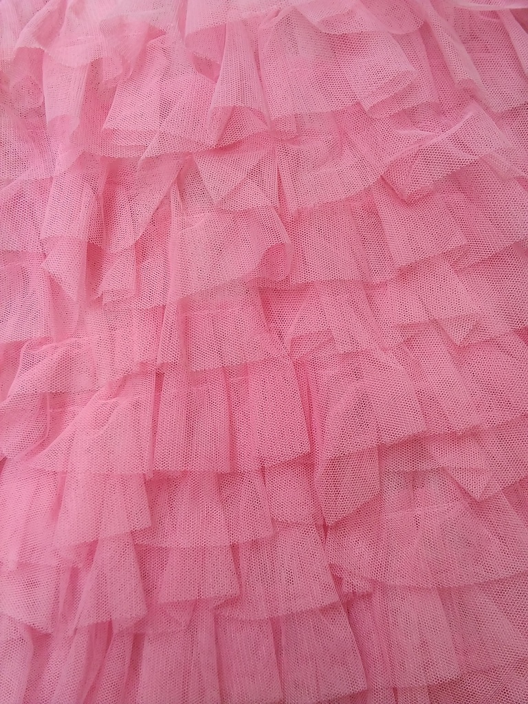 [CH 214(A) 100% POLYESTER ($ 4.80) (Frills Net)] CH 214 (A)