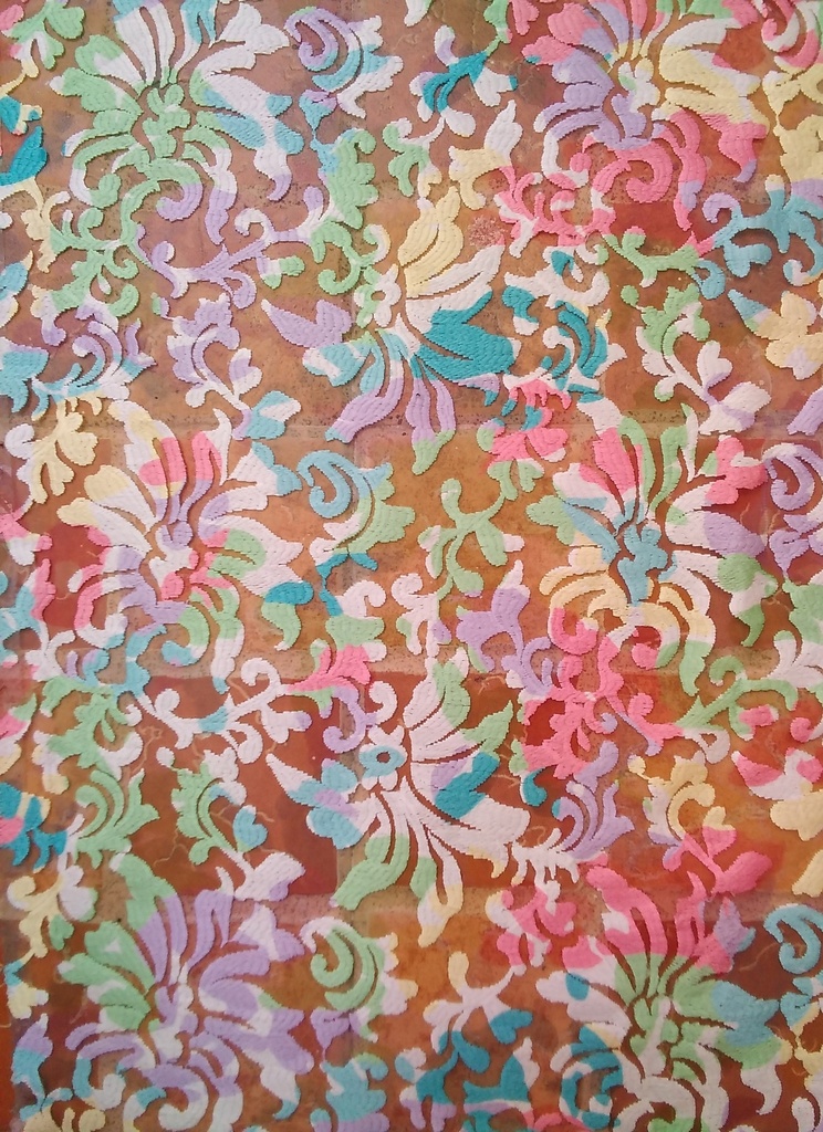 [CH 139 Mesh Fabric Digital Printing (Width- 120- 125 CM)(Embroidery)] CH 139