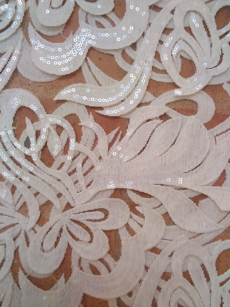 [CH 141 Laser Embroidery (Width- 130- 135 CM)] CH 141
