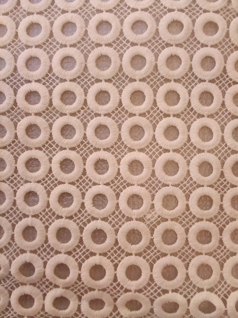 [CH 121 100% POLYESTER MILK SILK (120-125 CMS) (Lace)] CH 121