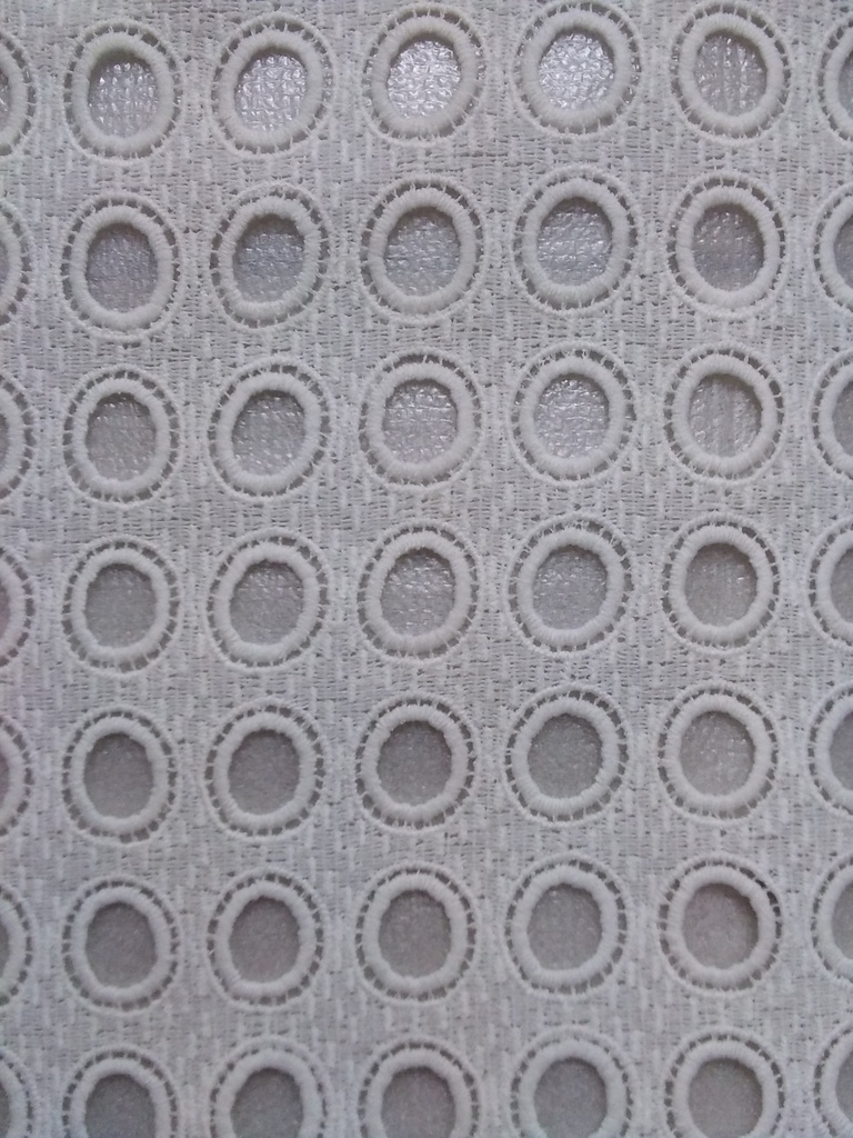 [CH 109 100% POLYESTER SILK MILK(120-125 CMS) (White Lace)] CH 109