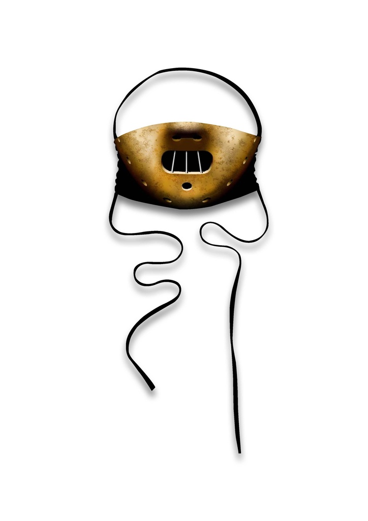[WEAR WE MET- MASK (100% COTTON)] METAL MASK