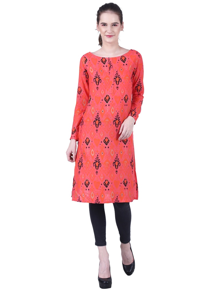 [Abstract Printed Kurta] Desee Bazaar A-line Kurta (S)