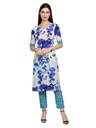 AQUARELLE A-Line Kurta with Cigarette Pant