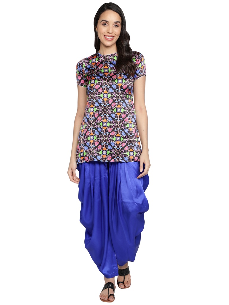 RANGREZ Printed Patiala Suit