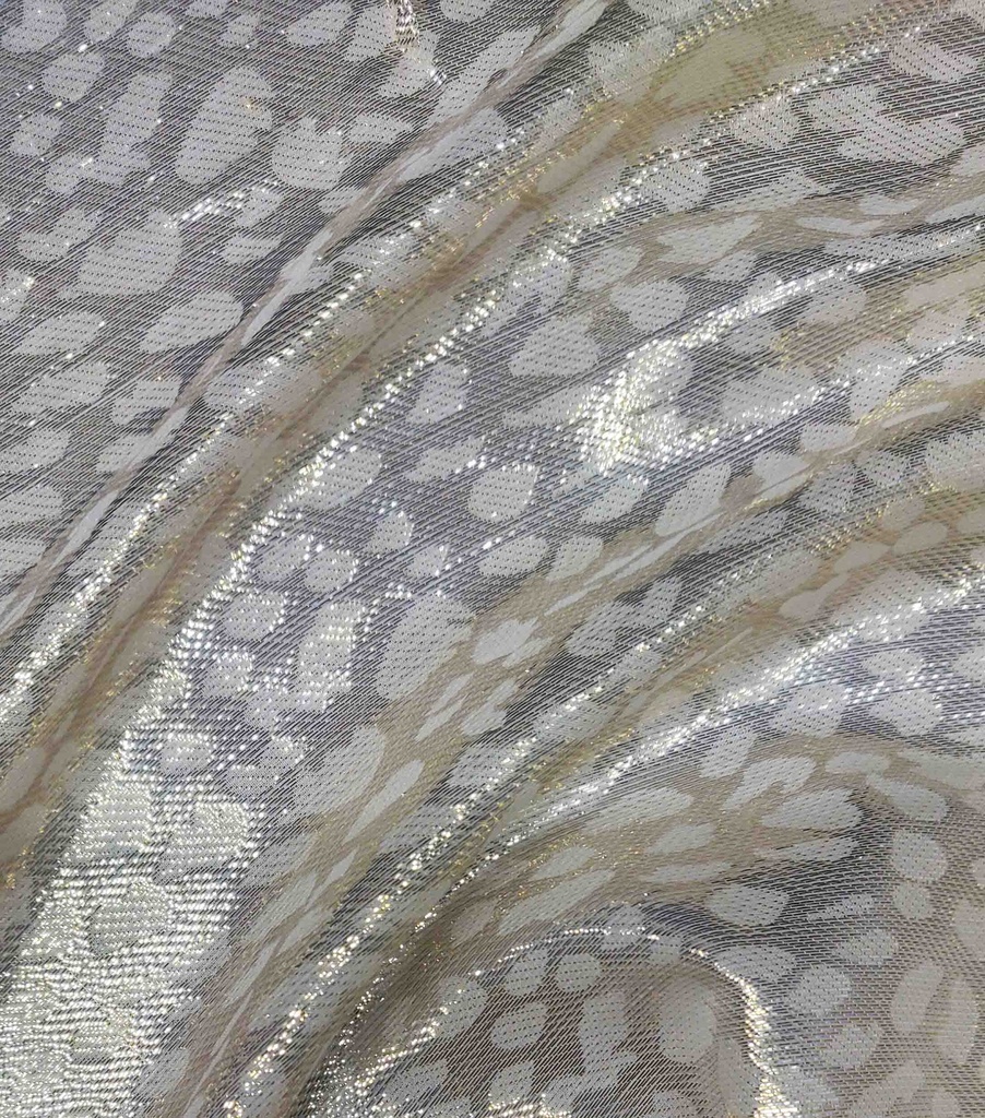 [Silk lurex jacquard 12mm 52 GSM 65% SILK 35% LUREX RFD] ASTRANTIA 12 54” RFD