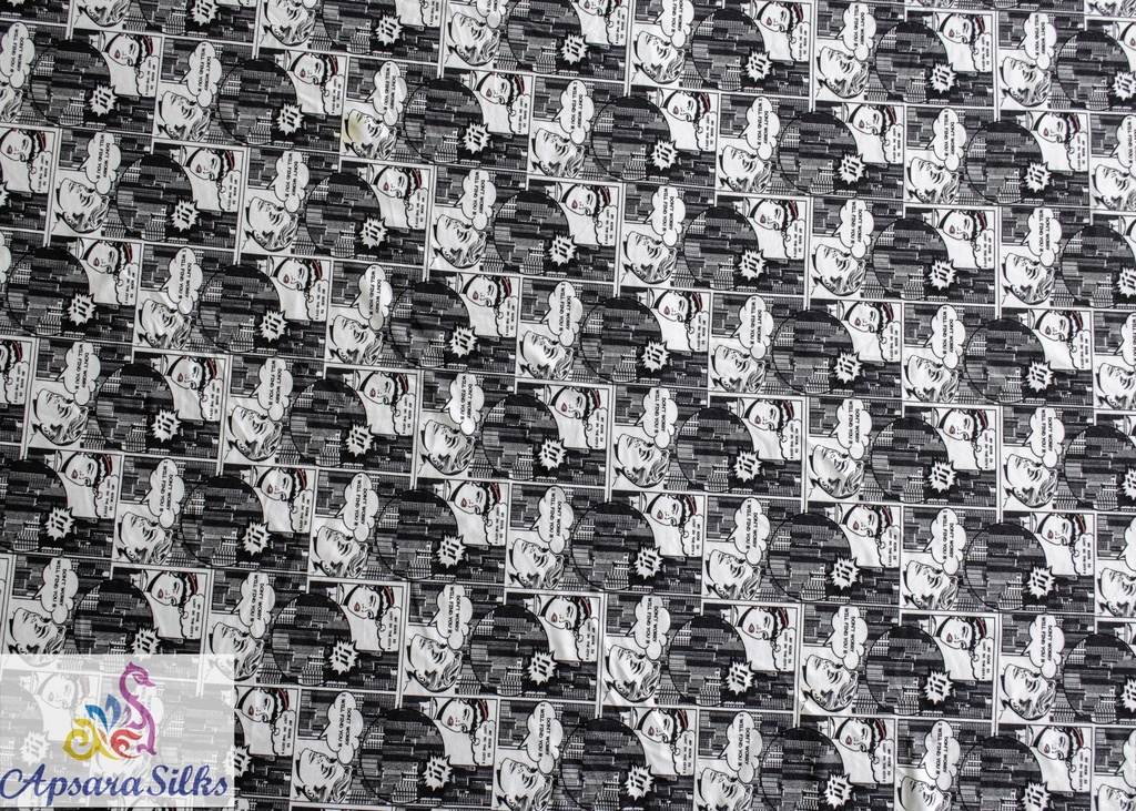 [Printed Knitted Fabric 100% Polyester 54" 195 GSM] 461STK2018