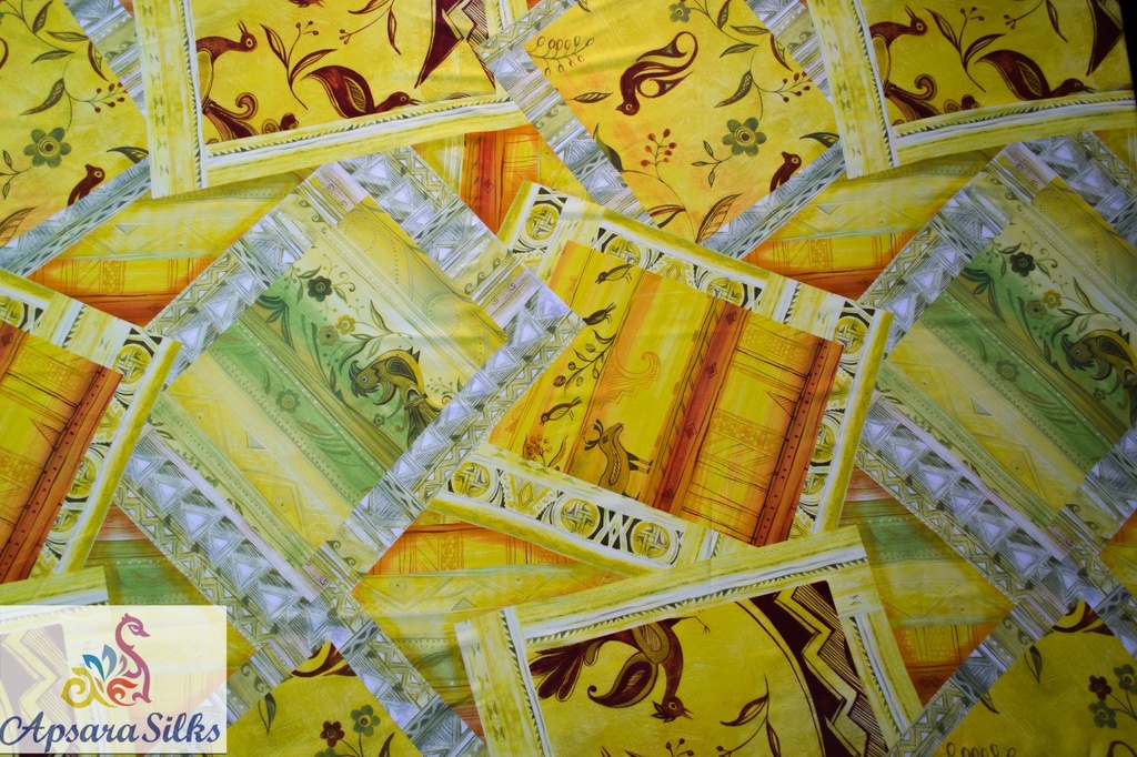[Printed Woven Fabric 100% Polyester 44" 65GSM] 10STK2018