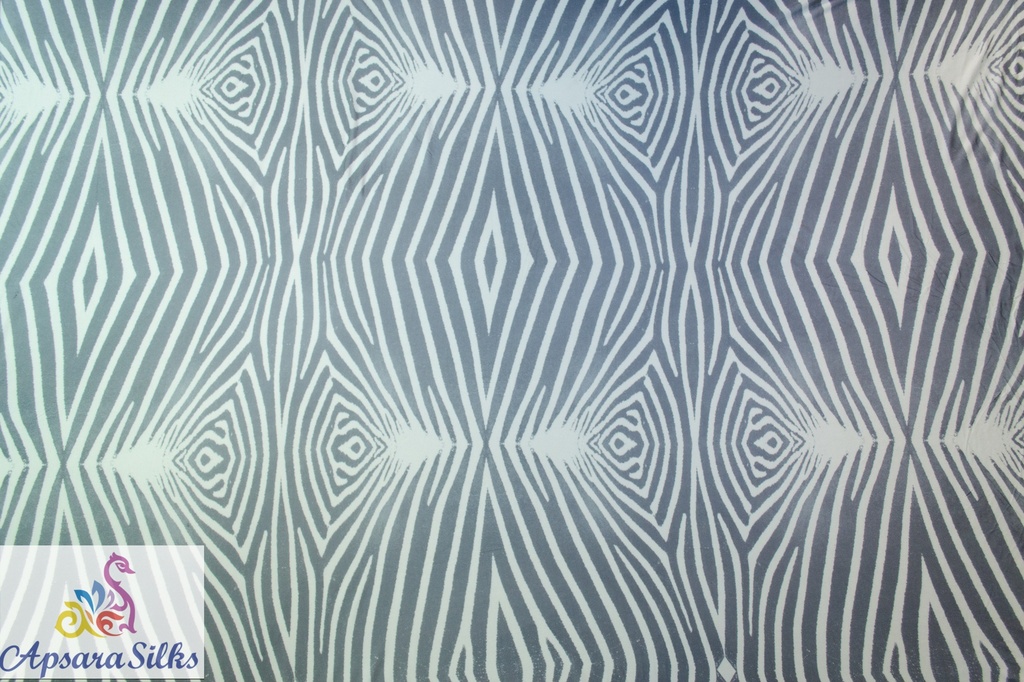 [Printed Knitted Silk Fabric 54" 100GSM] 22STK2018