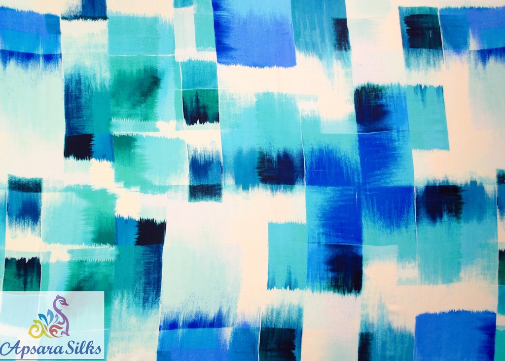 [Printed Woven Fabric Silk Wool Blend 54" 177GSM] 55STK2018