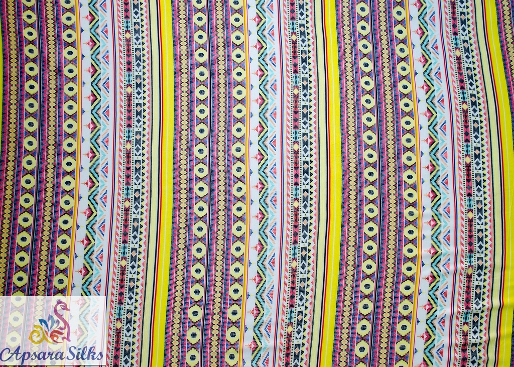 [Printed Knitted Fabric Cotton Spandex 52" 220GSM] 69STK2018