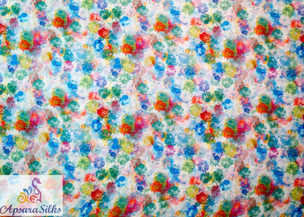 [Printed Woven Fabric 100% Polyester 58" 70GSM] 100STK2018