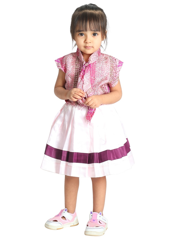 [91D503] Wear We Met - Girls Printed Shirt Dress (2-3 Years)
