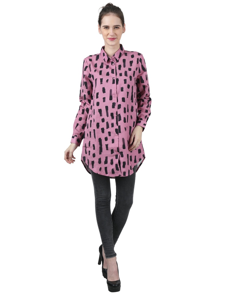 [91D297] Wear We Met - Printed Casual Shirt (S)