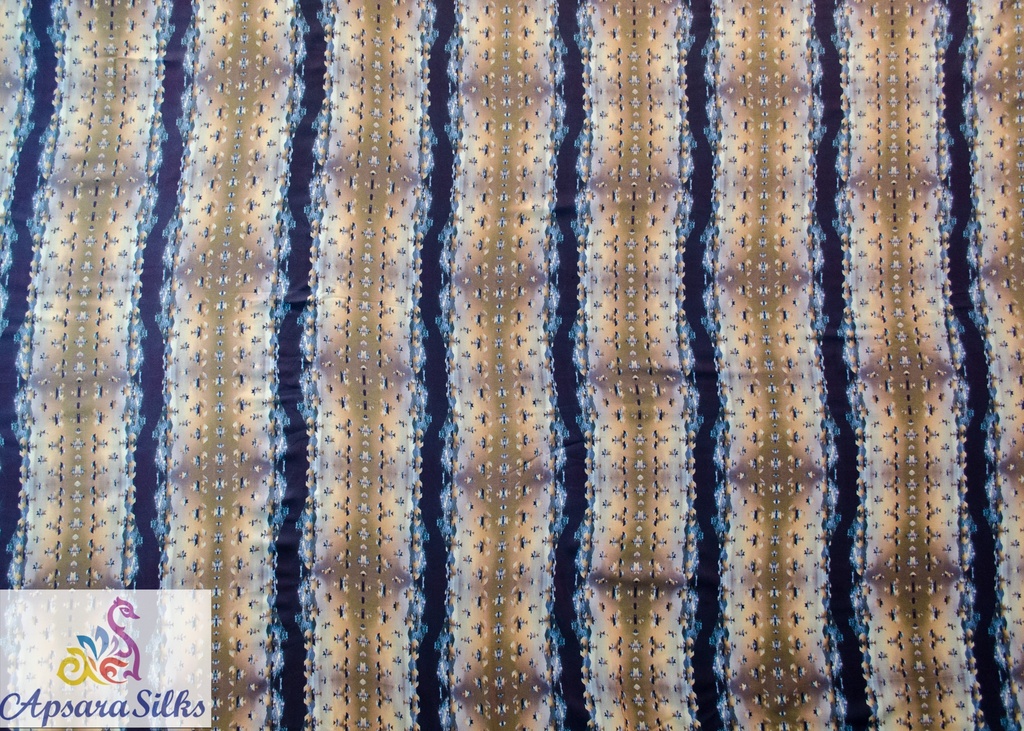 [Printed Woven Fabric 100% Silk 56" 70GSM] 111STK2018