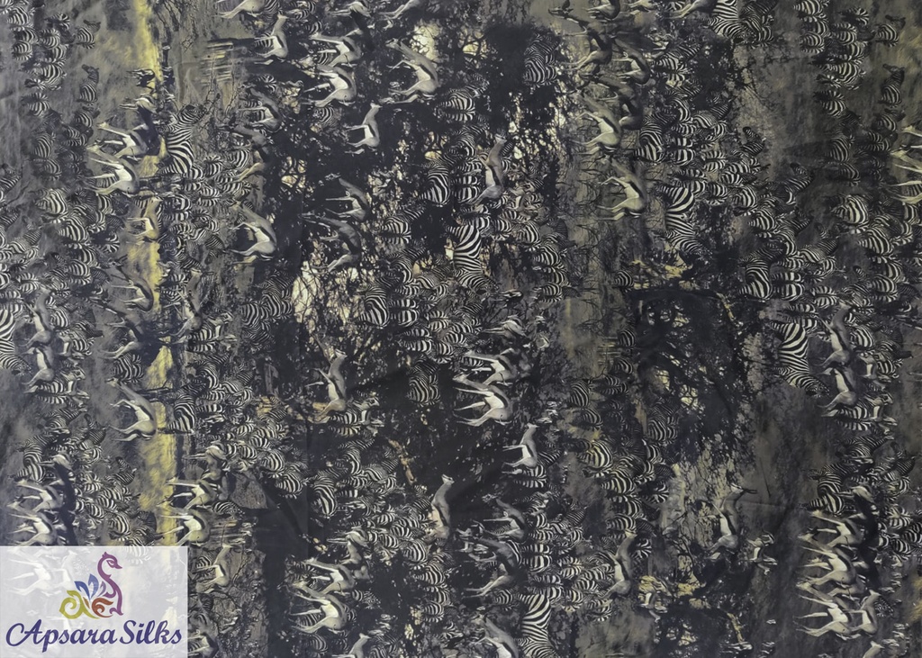 [Printed Woven Fabric 100% Silk 54" 55GSM] 519STK2018
