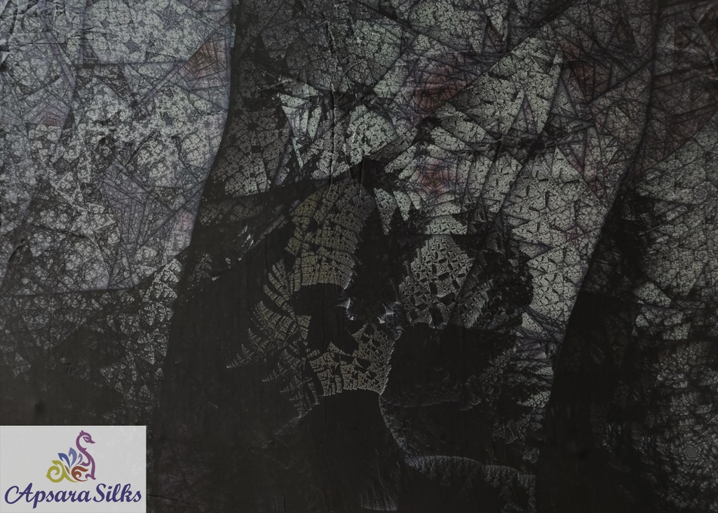 [Printed Woven Fabric 100% Silk 54" 62 GSM] 534STK2018