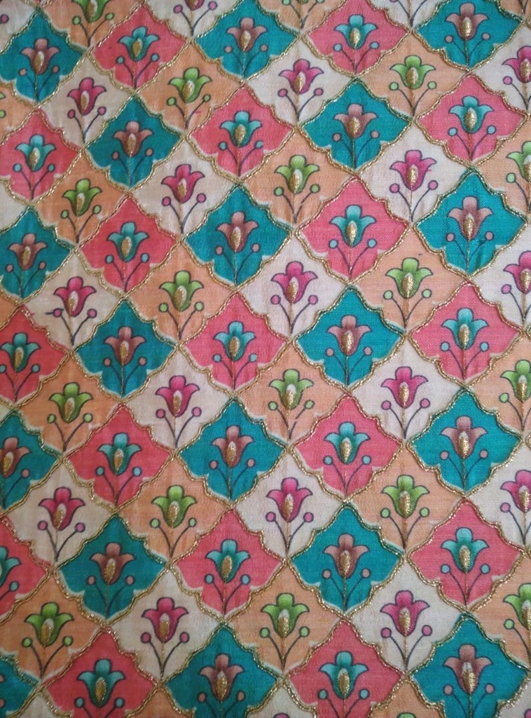 [OTA 762 (A) (Compsition- 100% Viscose Poly silk) (Width- 42") (150 GSM) (Print)] OTA 762 (A)
