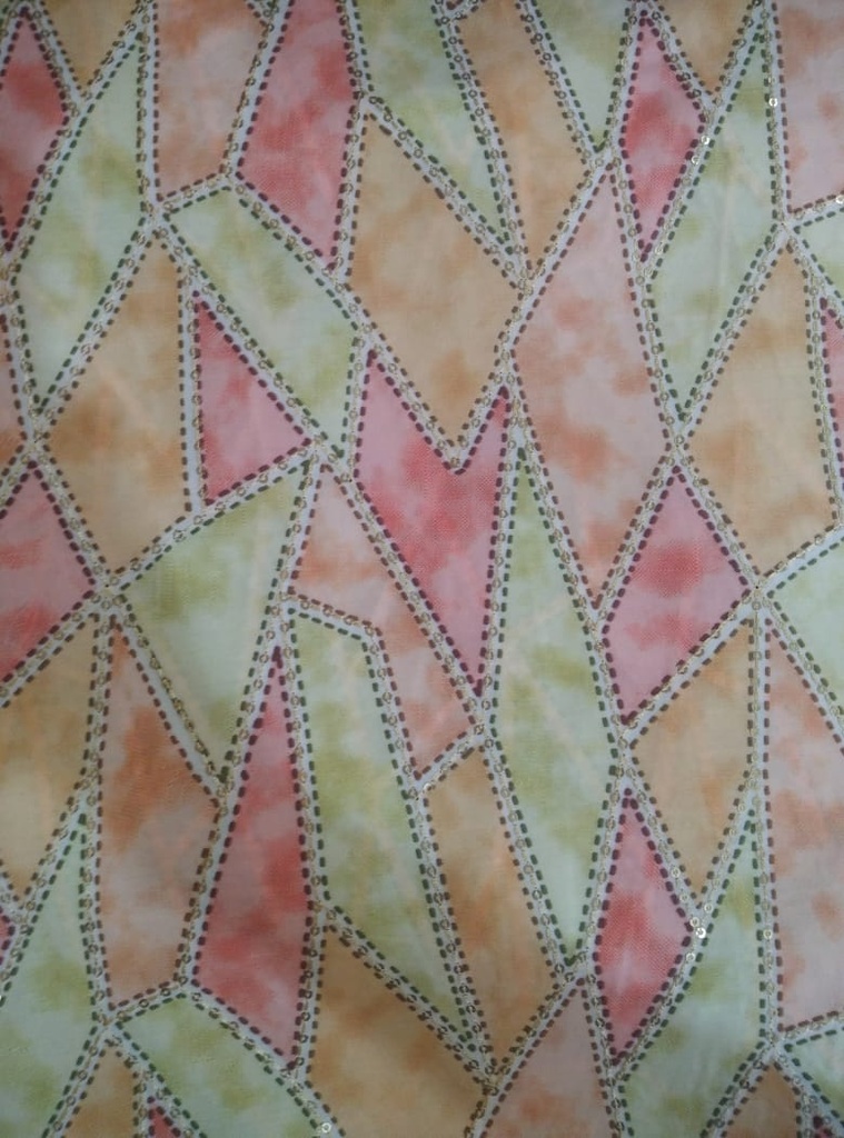 [OTA 766 (A)Composition- 100% Viscose - EMB PRN Position Poly Muslin (width -44") (90 GSM) (PRINT)] OTA 766 (A)