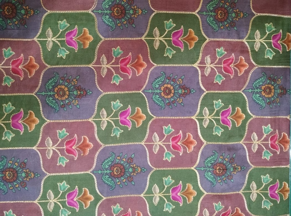 [Composition- 100% Viscose - PRN Upada Silk (width -42") (95 GSM) ( POSITION PRINT)] OTA 767 (A)