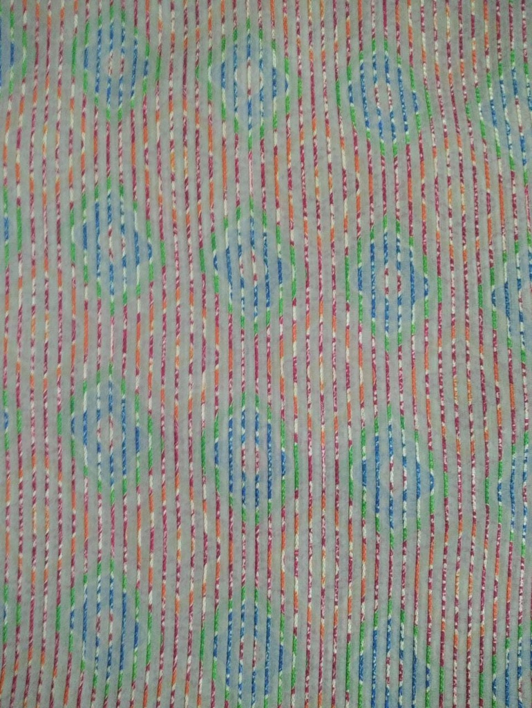 [OTA 771 (A) Composition- 100% Viscose - EMB Digprn Chinnon Chiffon (width -40") (125 GSM) (Single colour)] OTA 771 (A)